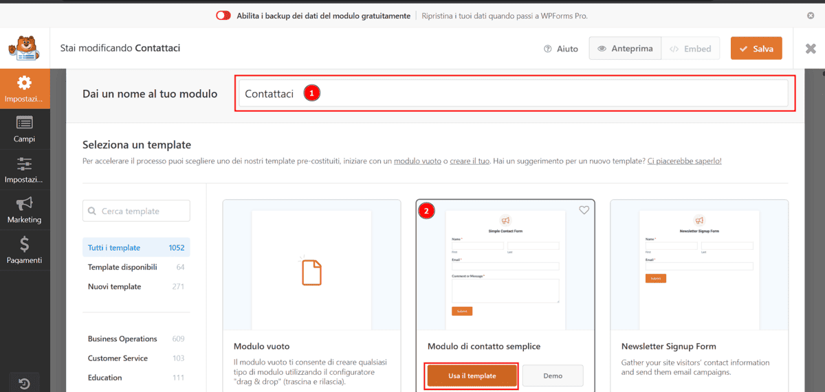 WPForms Guida Completa 2024 SupportHost