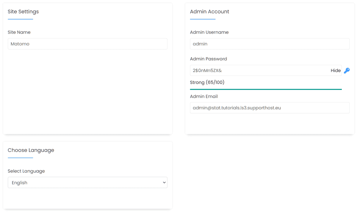 How To Install Matomo Supporthost