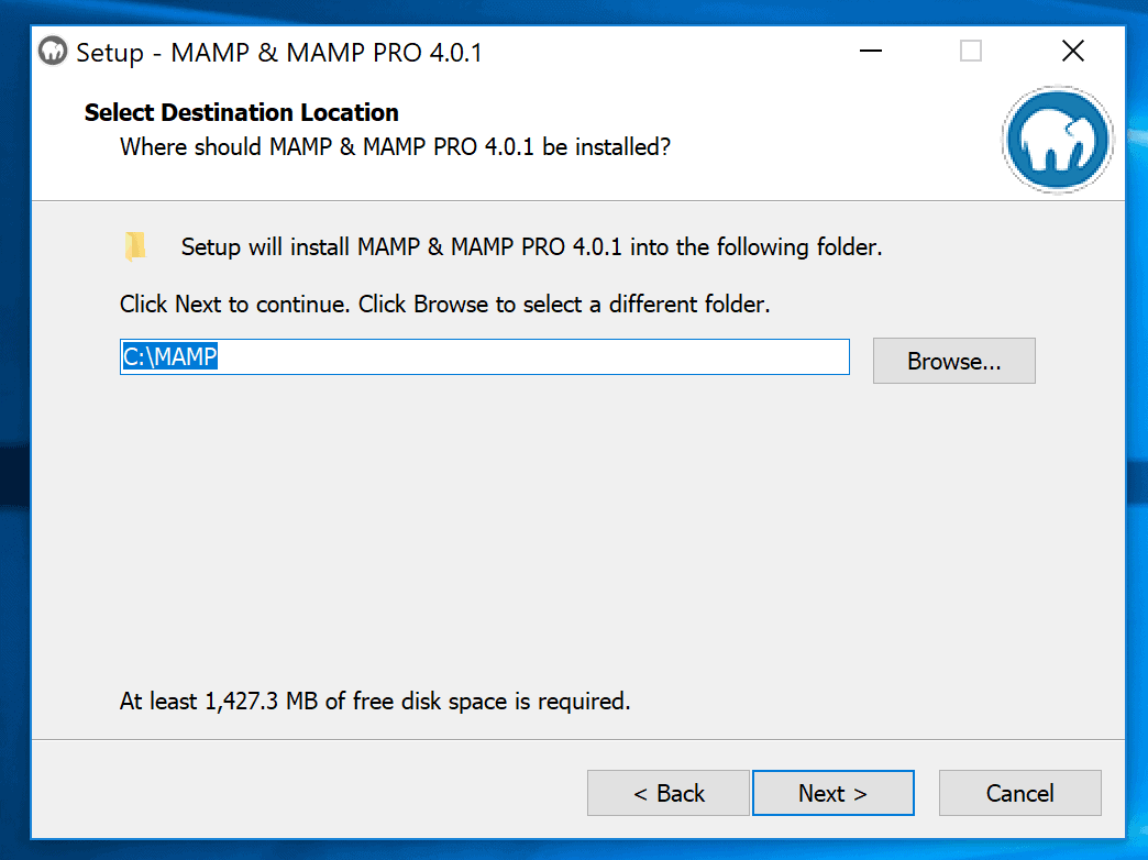 Installare Mamp Su Windows Destinazione