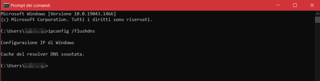 Svuota Cache Dns Windows 10
