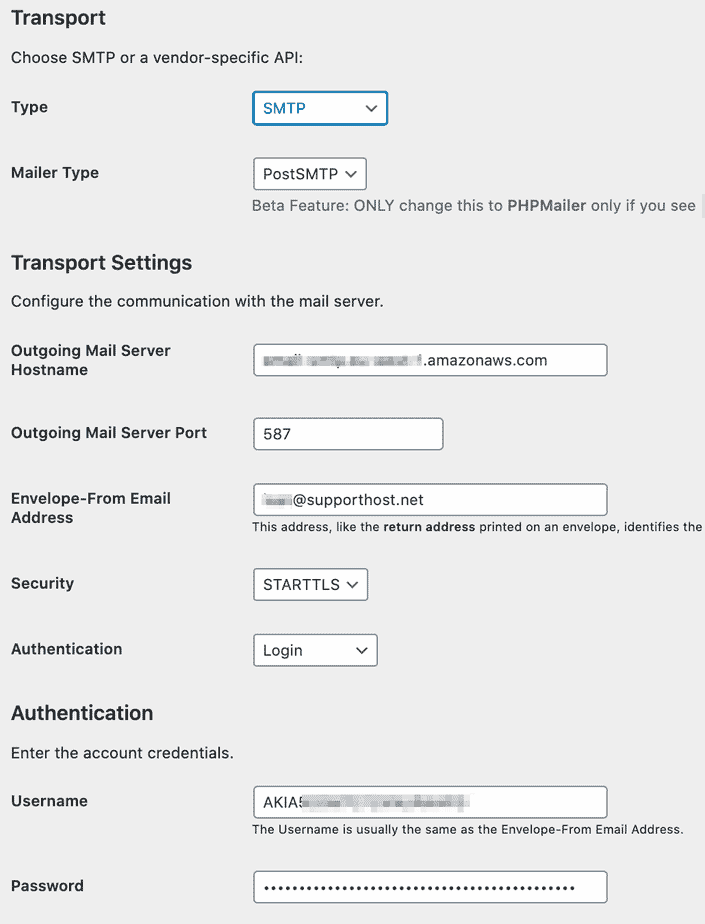 Contact Form 7 Post Smtp