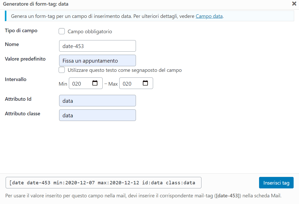 Contact Form Data