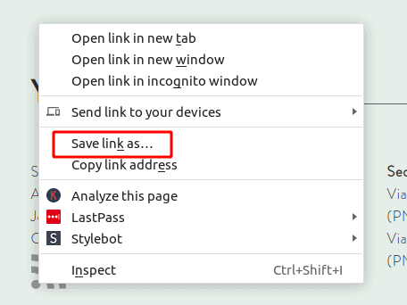 Save Link As