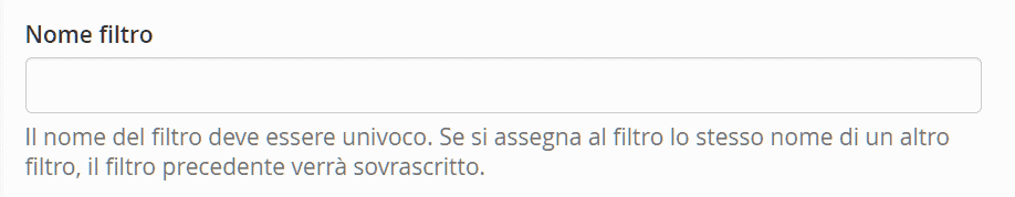 Nome Del Filtro Antispam