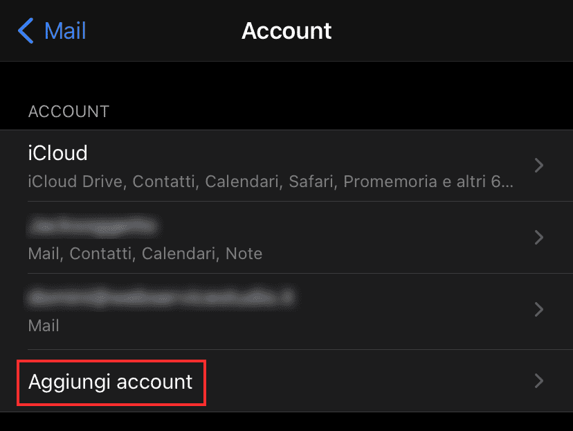 Aggiungi Un Nuovo Account Email Su Iphone