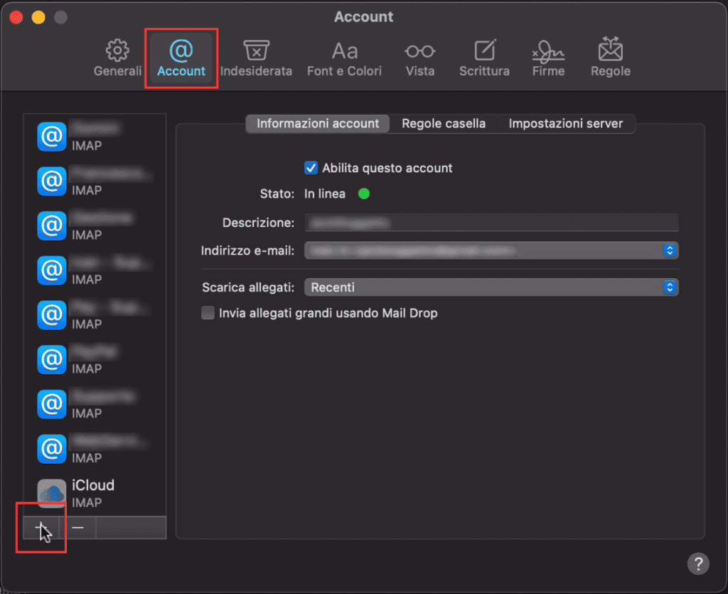 Aggiungi Un Nuovo Account Email Su Mac