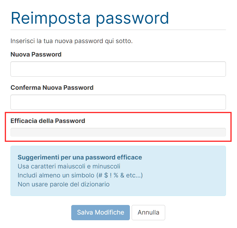 Efficacia Della Password