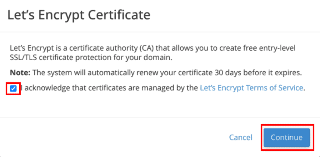 Generare Certificato Ssl Cpanel Step 3