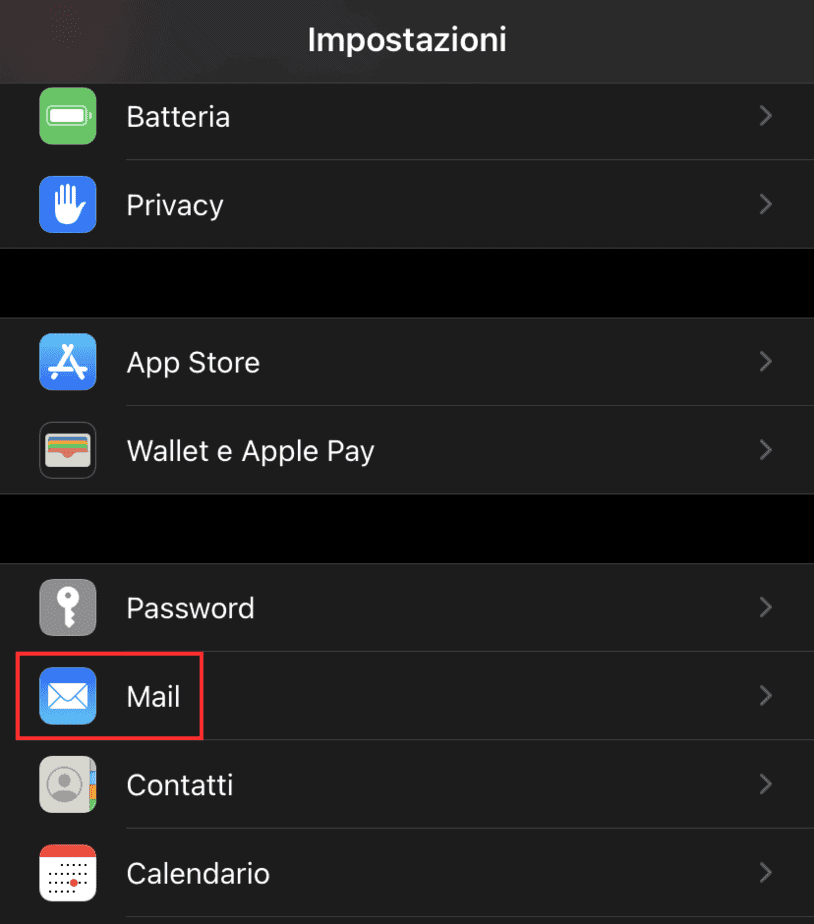 Impostazioni Mail Su Iphone
