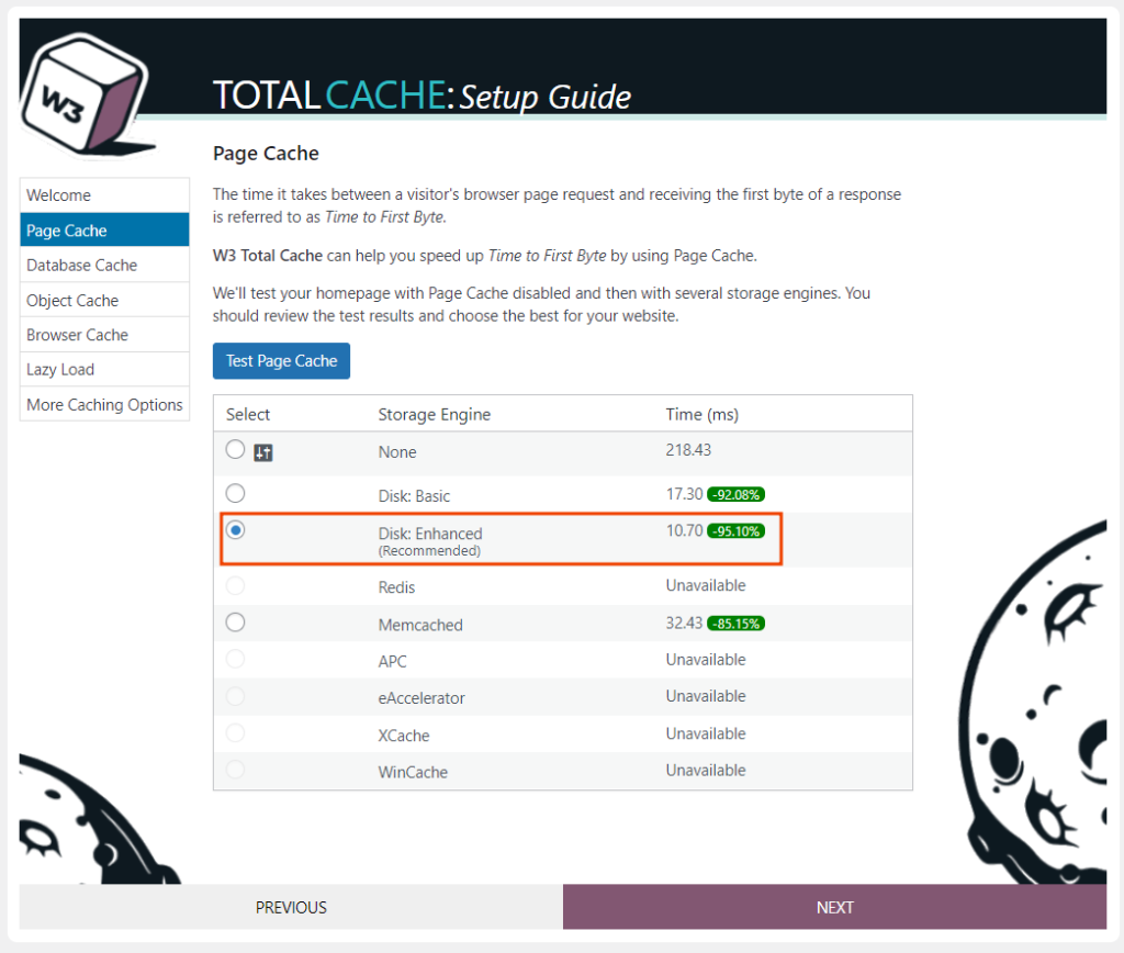 Page Cache Disk Enhanced