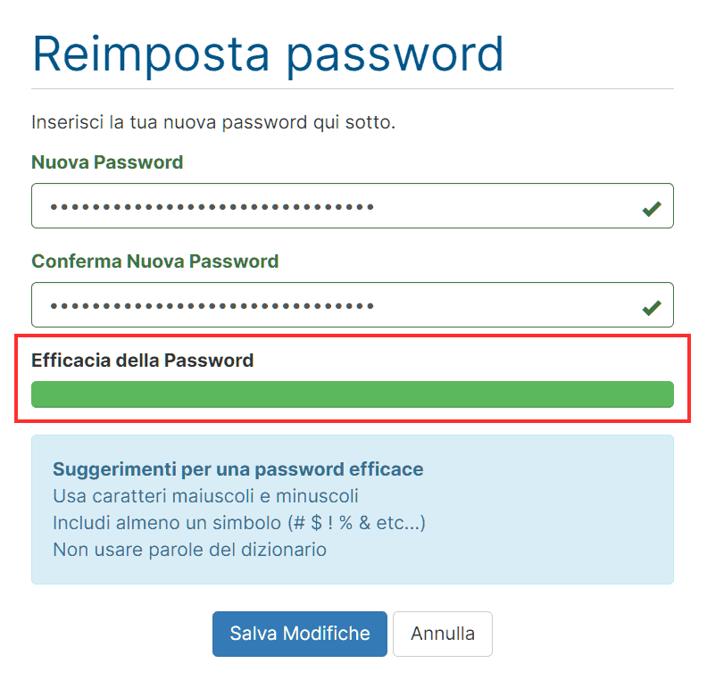 Password Efficace