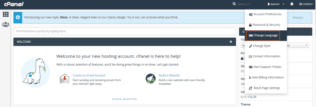 Cambiare Lingua Whm Da Cpanel