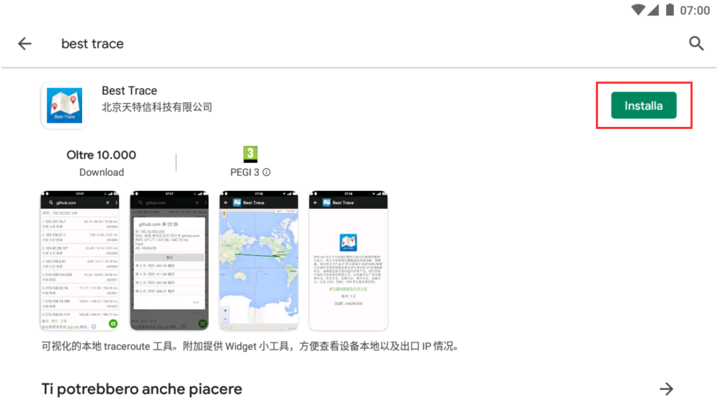 Installare L App Best Trace Su Android