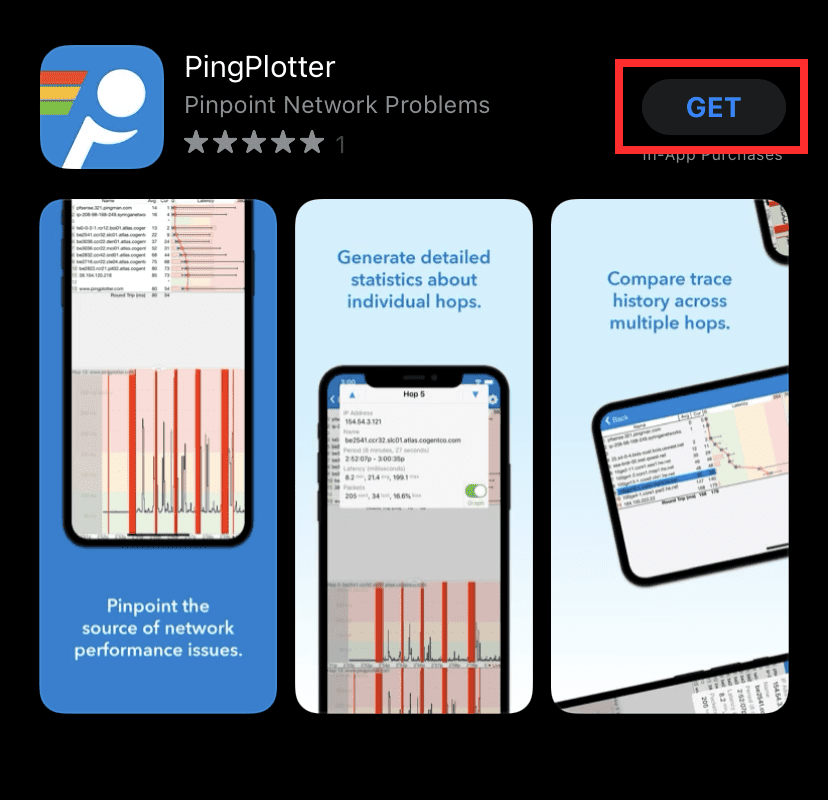 Scarica Pingplotter Dall App Store