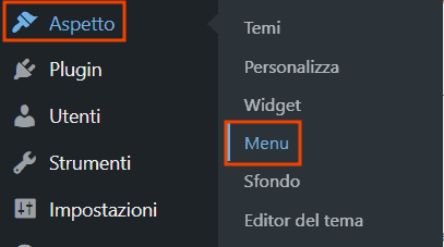 Aspetto Menu