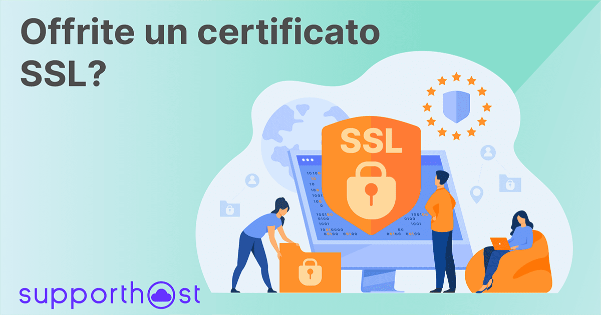 Offrite un certificato SSL?