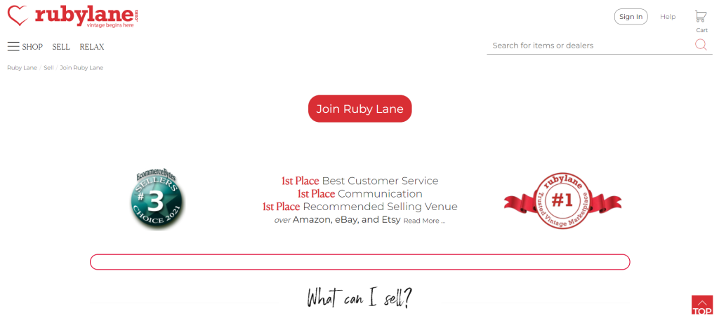 Come Vendere Online Su Ruby Lane