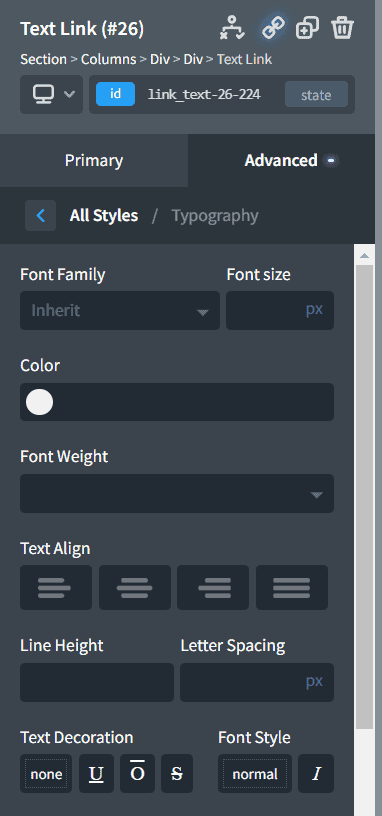 Advanced Typography Oxygen