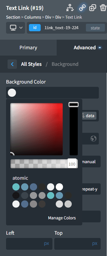 Background Color Oxygen