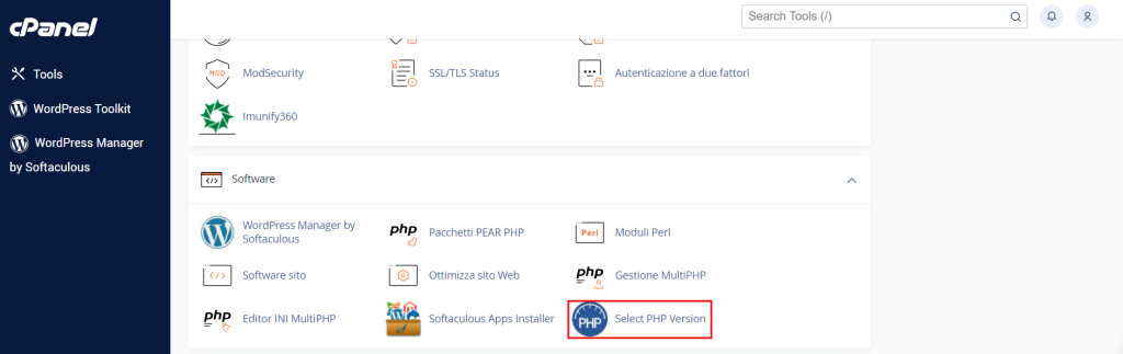 Cpanel Select Php Version