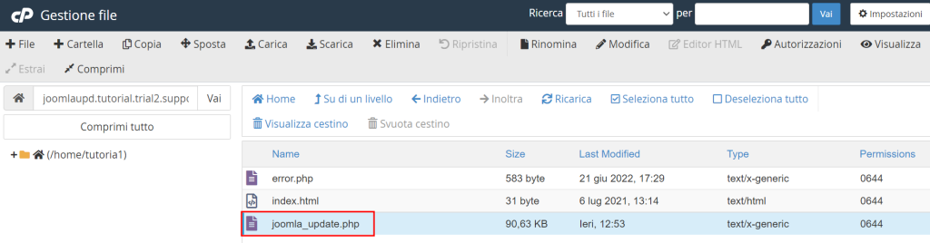 Joomla Update Php File Log