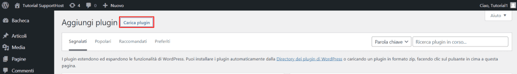 Wordpress Carica Plugin Zip