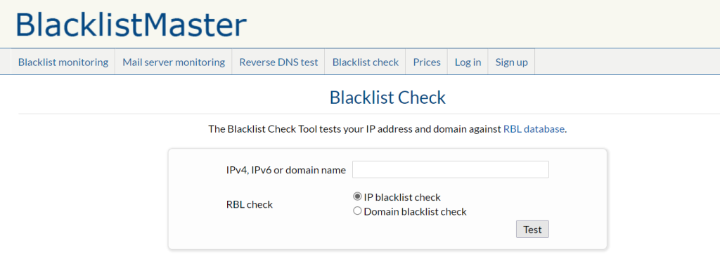 Blacklistmaster Blacklist Check