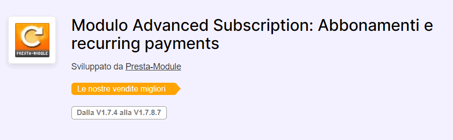 Modulo Advanced Subscription Prestashop