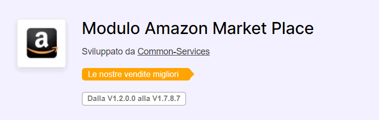 Modulo Amazon Marketplace