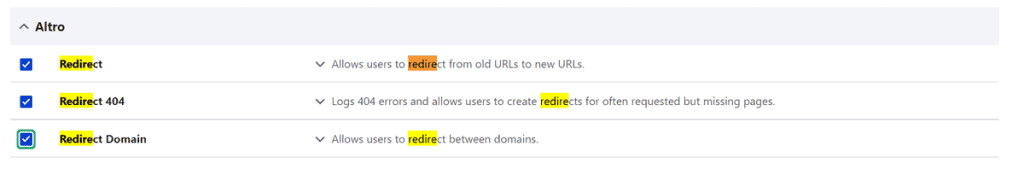 Attivare Modulo Redirect Drupal