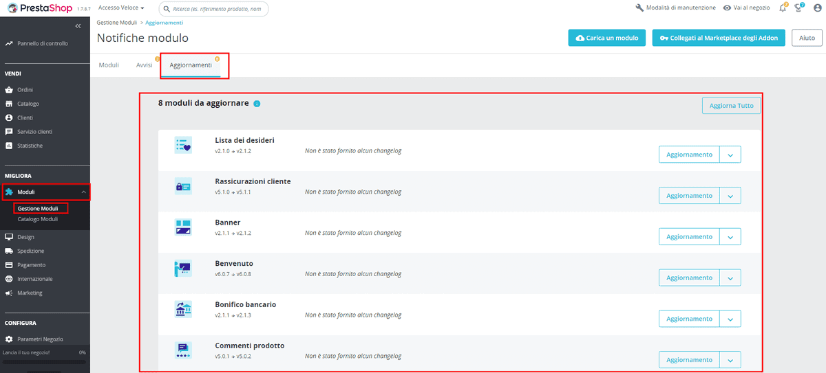how to edit settings - supporthost Images High... Tutorial PrestaShop: guida step by step - SupportHost