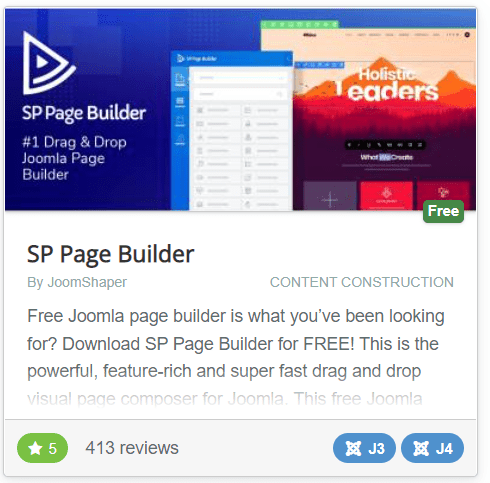 Sp Page Builder Estensione Joomla