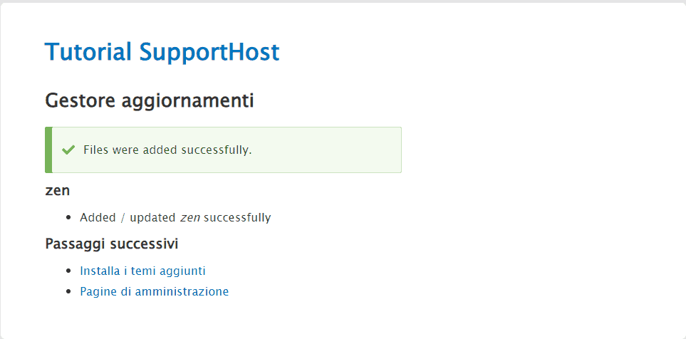 Tema Zen Aggiunto Su Drupal