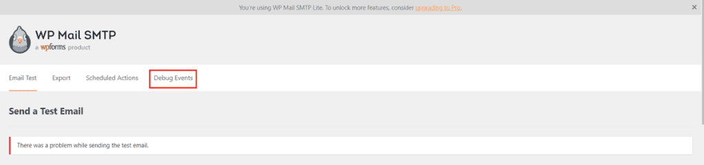 Debug Events Wp Mail Smtp