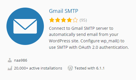 Gmail Smtp Plugin WordPress