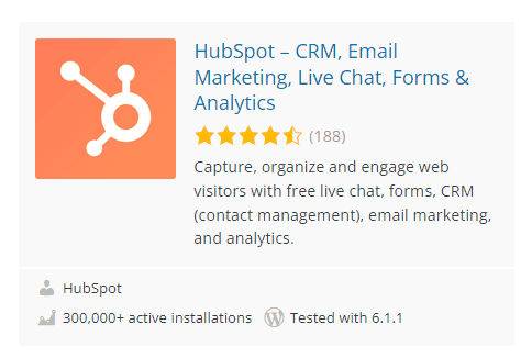 Hubspot Crm Plugin WordPress