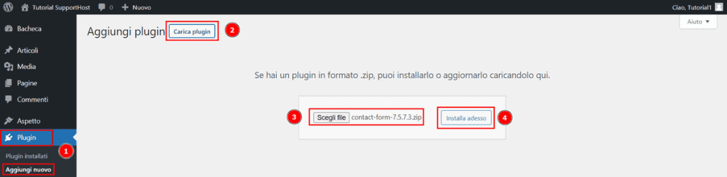 Installare Un Plugin WordPress Da File Zip Tutti I Passaggi