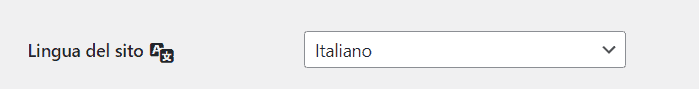 Modificare La Lingua Di Un Sito WordPress