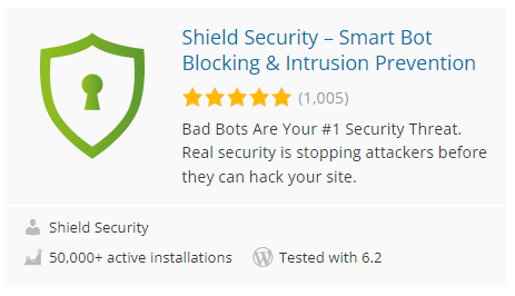 Shield Security Plugin WordPress