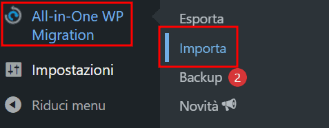 All In One Wp Migration Importa
