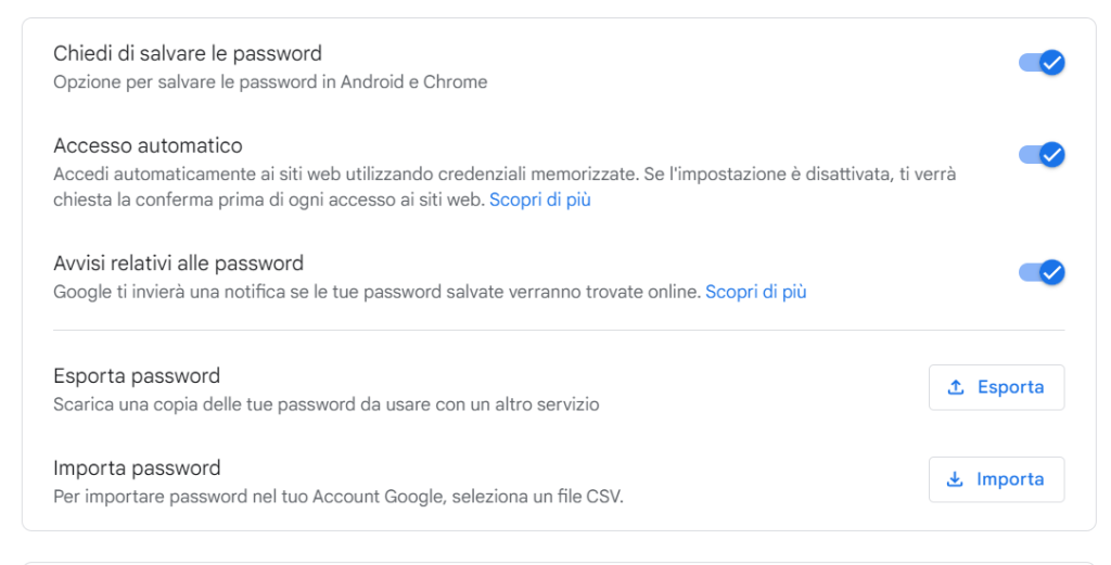 Gestore Password Di Google