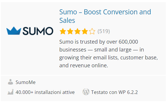 Sumo Plugin WordPress
