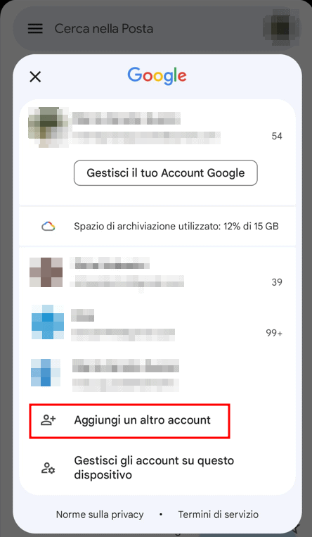 Configurazione Pec Gmail Aggiungi Account