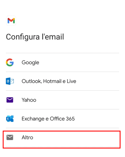 Configurazione Pec Gmail Altro