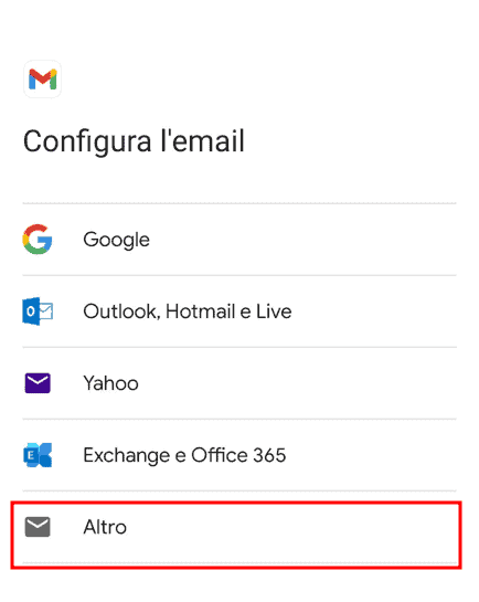 Configurazione Pec Gmail Altro