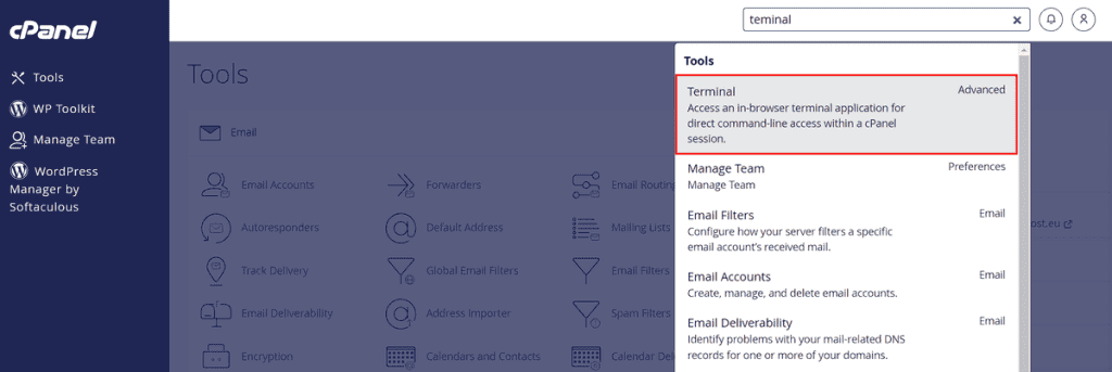 Come Aprire Terminale Da Cpanel