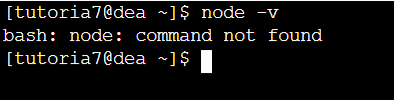 Node Command Not Found