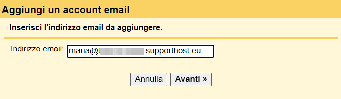 Aggiungere Email A Gmail Passo 1