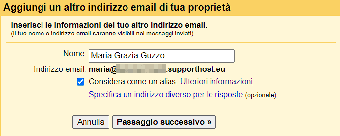 Aggiungere Email A Gmail Passo 5