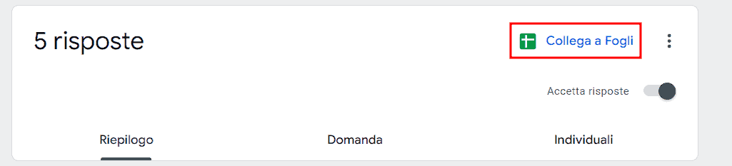 Collegare Modulo Google A Fogli